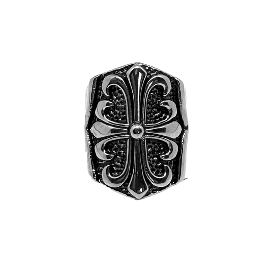 Fleur Shield Ring
