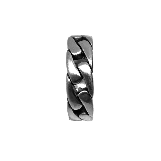 Flat Cuban Link Ring