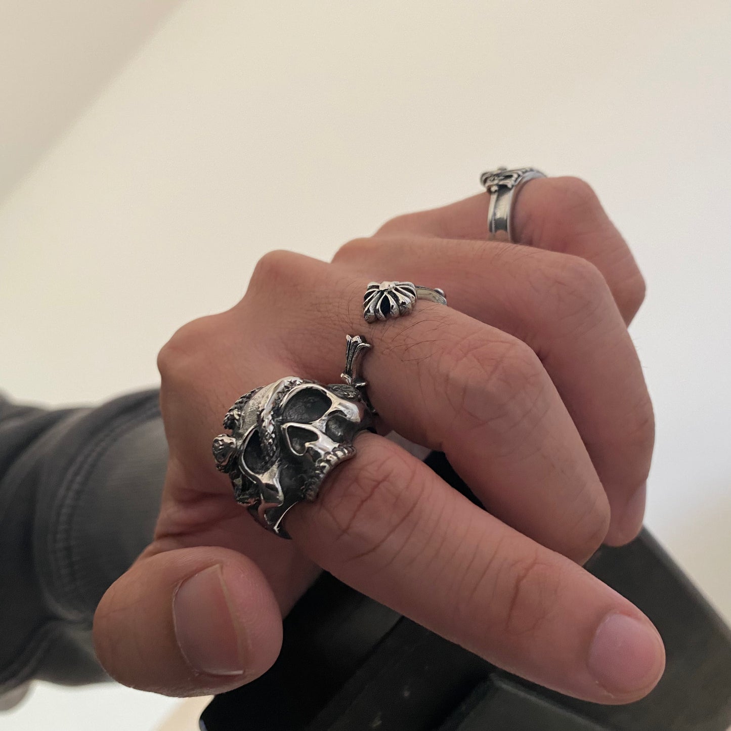 Serpent Skull Ring
