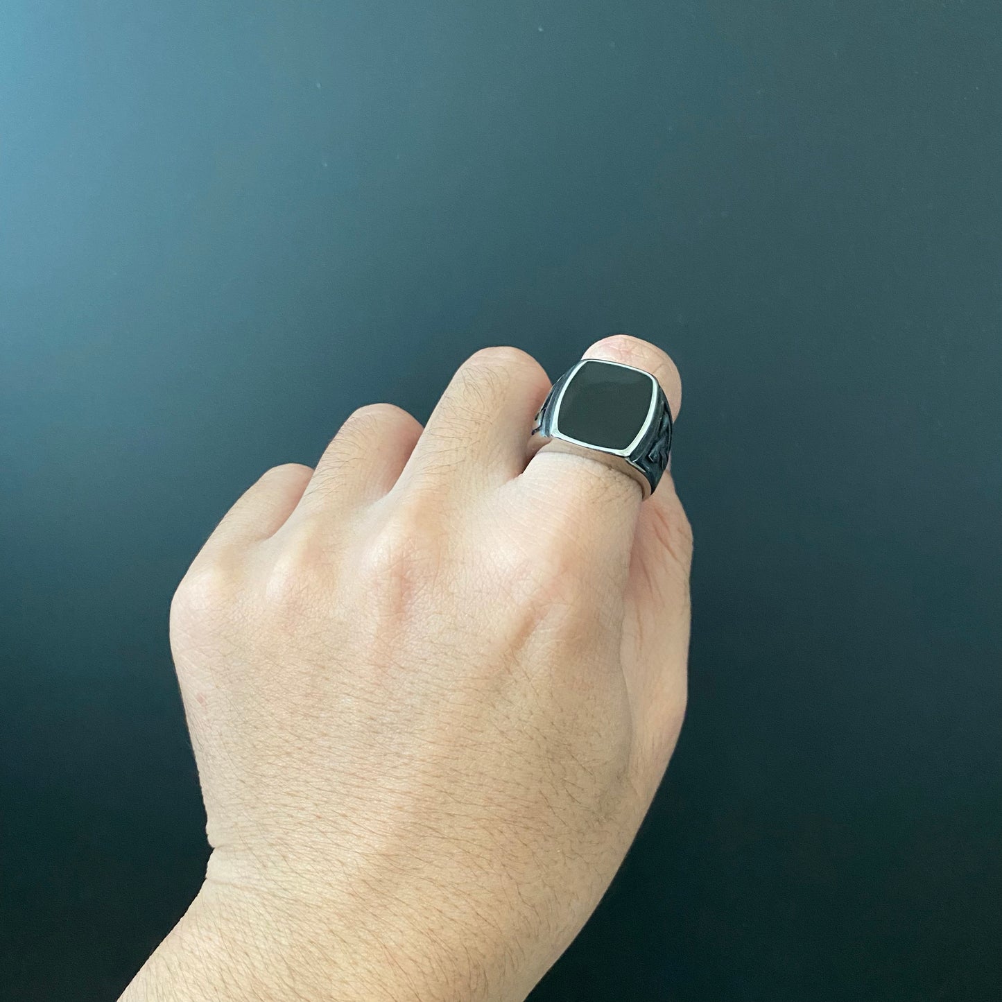 Black Gem Signia Ring