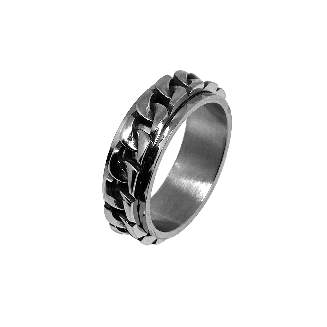 Cuban Spinner Ring