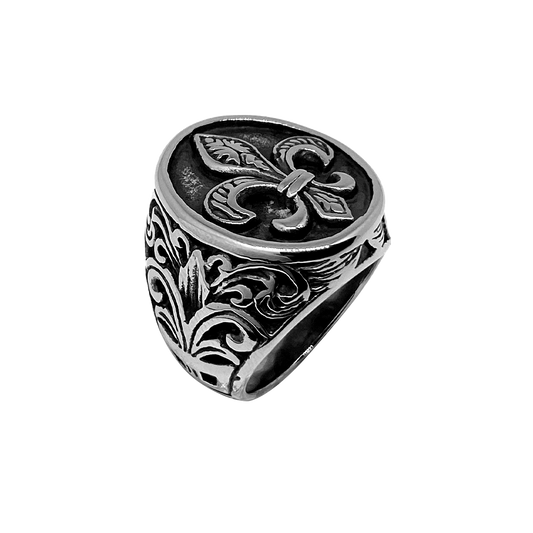 Fleur Badge Ring