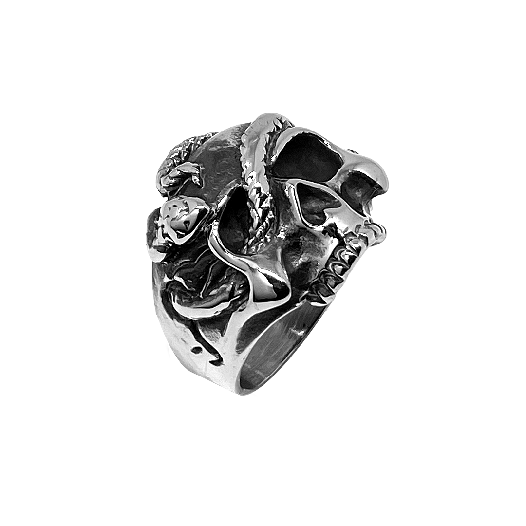 Serpent Skull Ring