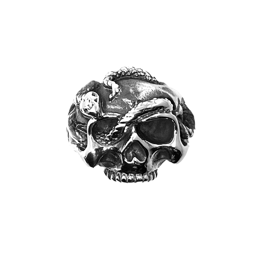 Serpent Skull Ring