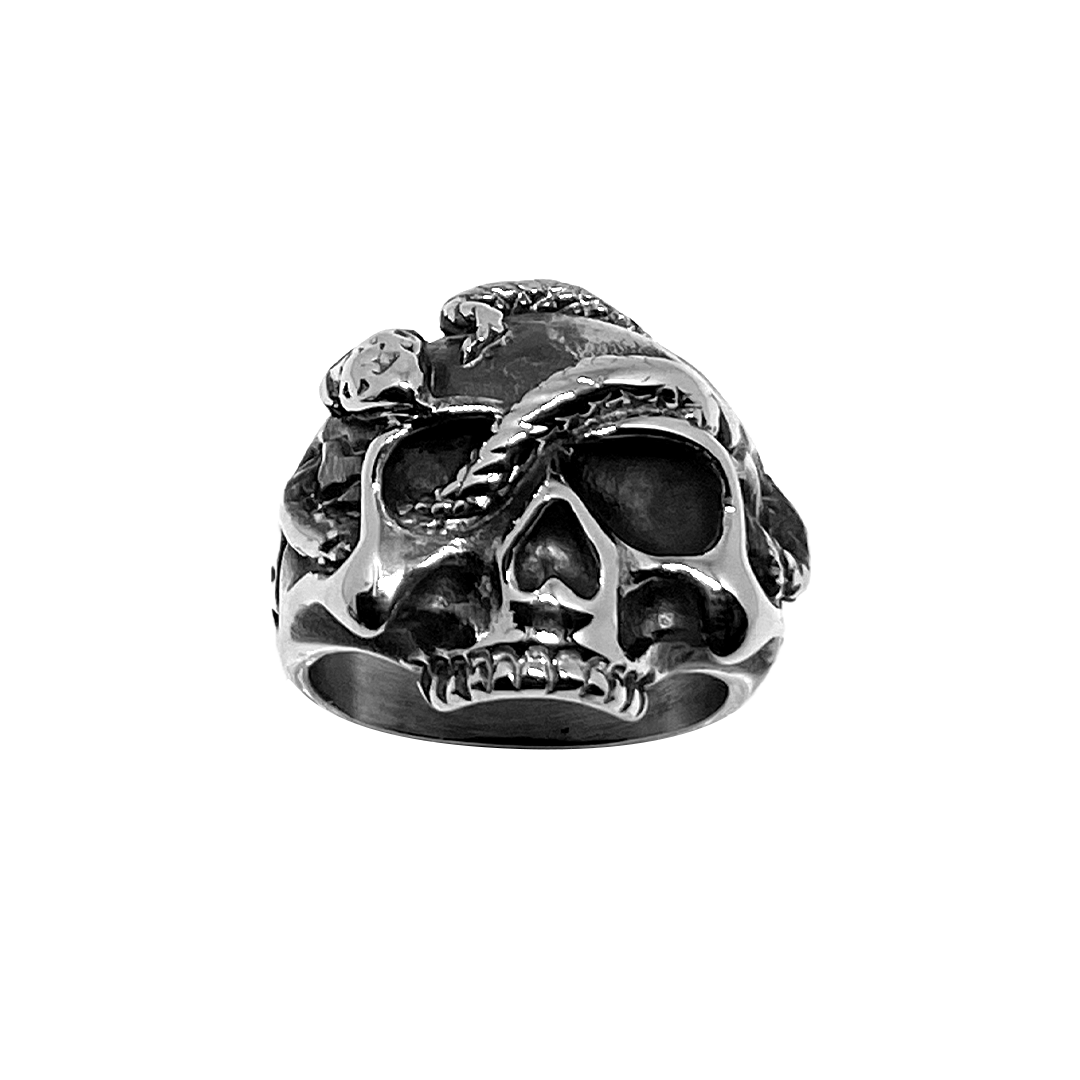 Serpent Skull Ring