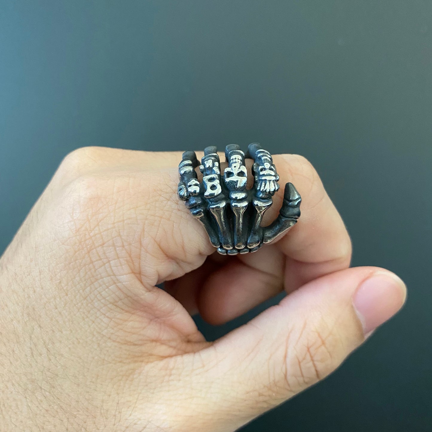 Skeletal Hand Ring