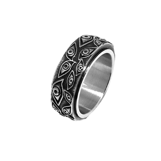 Watching Eyes Spinner Ring