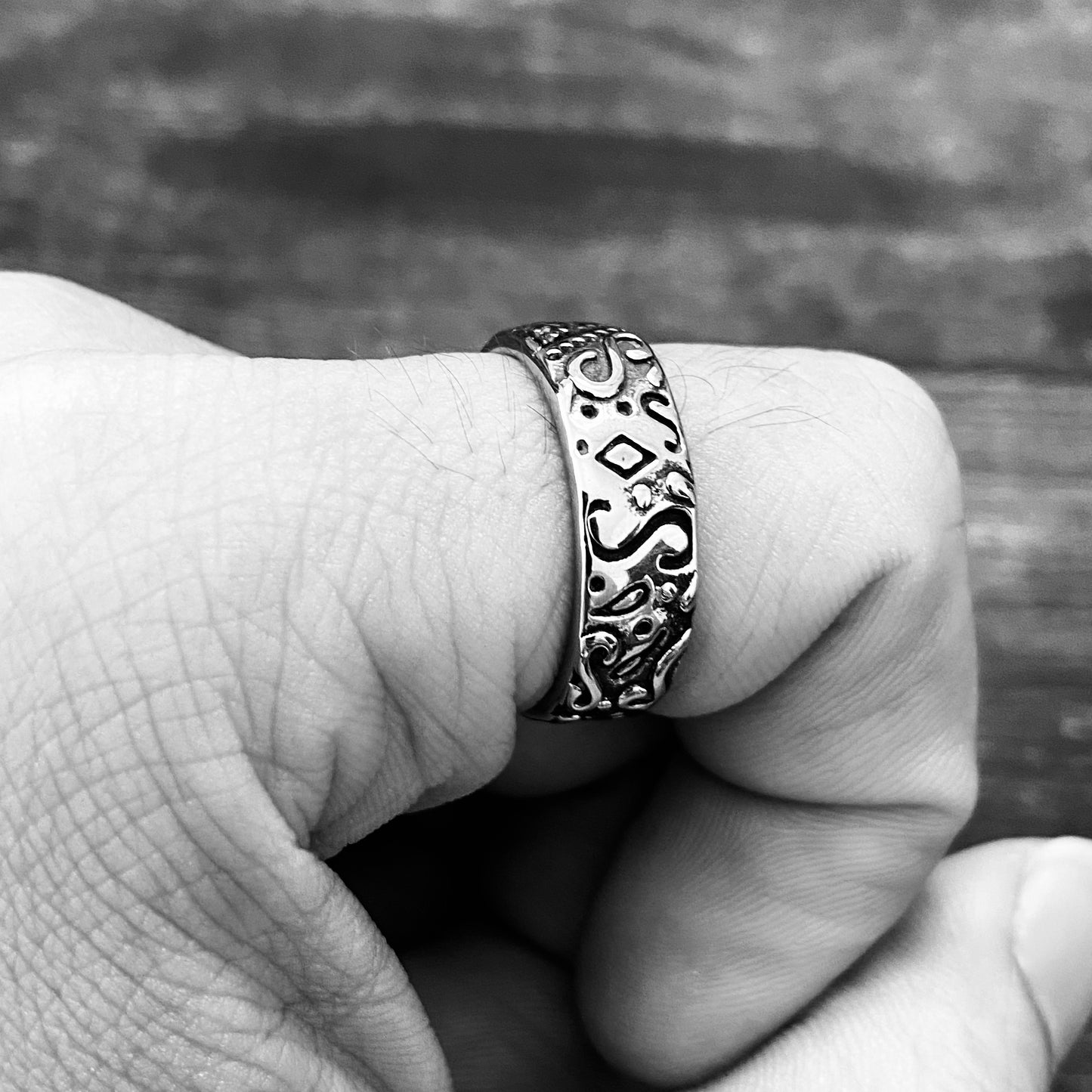 Pyramid Eye Ring