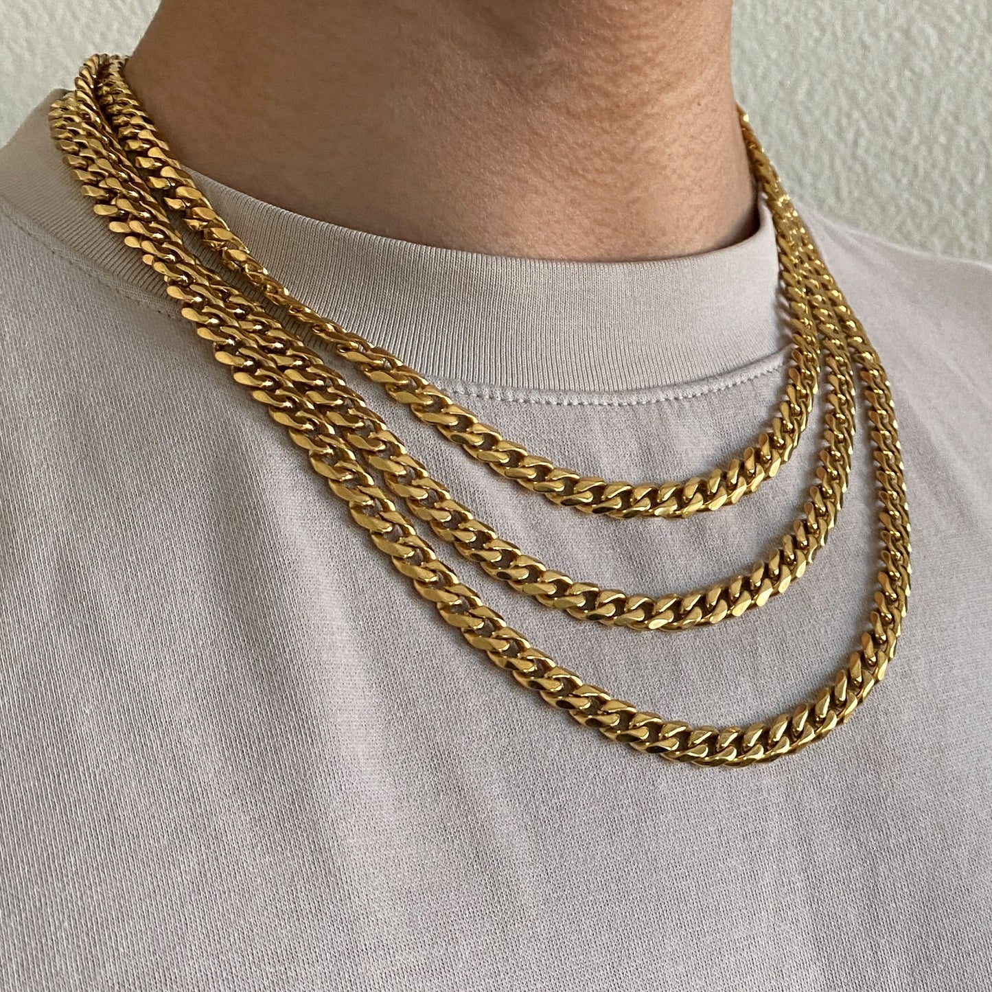 7mm Gold Cuban Chain