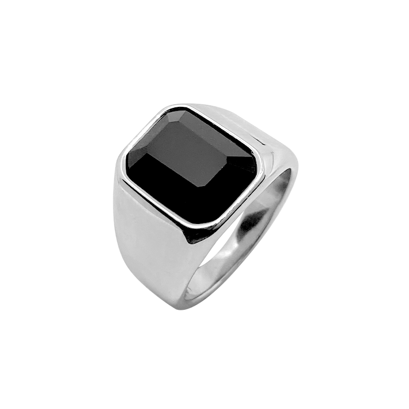 Rectangular Gem Ring
